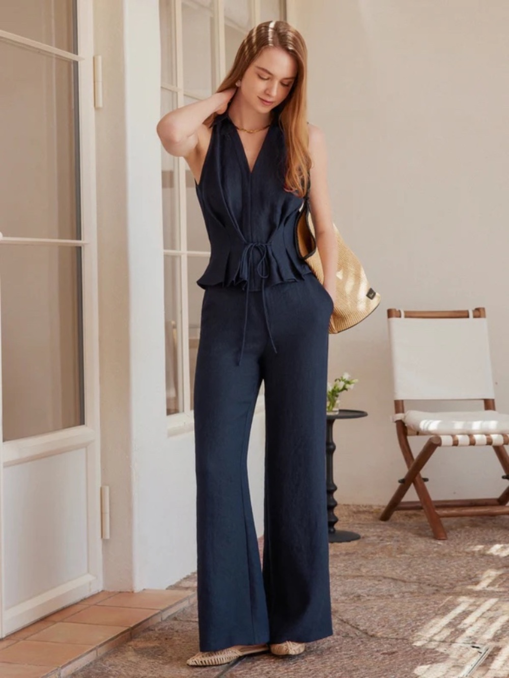 2 Piece Pant Set (Size L)